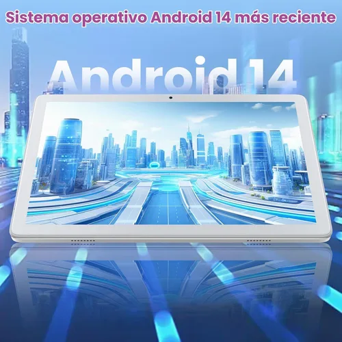 Vista 6 de DOMATON Tableta con teclado, tabletas Android 2025 de 14 GB+128 GB+1 TB expandir, tableta de 10.1 pulgadas Octa-Core 2 en 1 con pantalla Incell