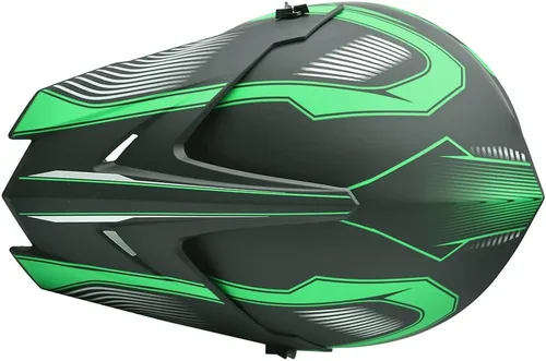 Vista 4 de Casco para adultos de 4 ruedas, casco de motocross DOT/FMVSS-218, cómodo y transpirable, casco completo para locomotoras utilizadas en todas