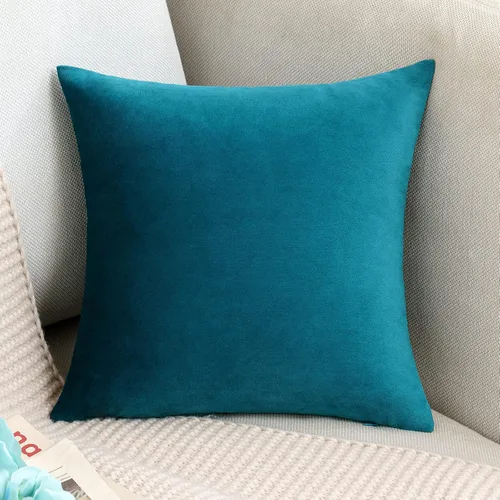 Vista 56 de MIULEE Funda de almohada de terciopelo suave, de lujo, decorativa, de Navidad, funda de cojín rectangular, decoración del hogar para sofá Verde