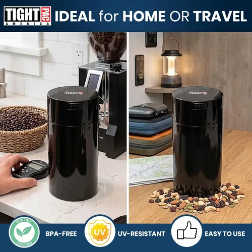 Vista 5 de Tightpac America, Inc. Tightvac - Contenedor de almacenamiento sellado al vacío de 3 a 12 onzas