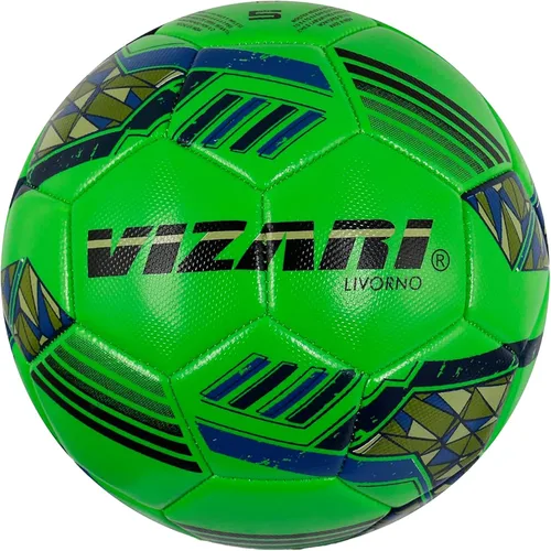 Vista 8 de Balón de fútbol Vizari con flores Azul