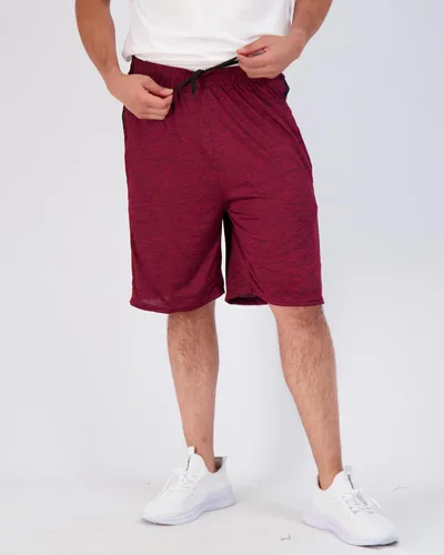 Vista 4 de Real Essentials - Paquete de 5 shorts deportivos para hombre, shorts de rendimiento deportivo con tela Dry-Fit resistentes al sudor