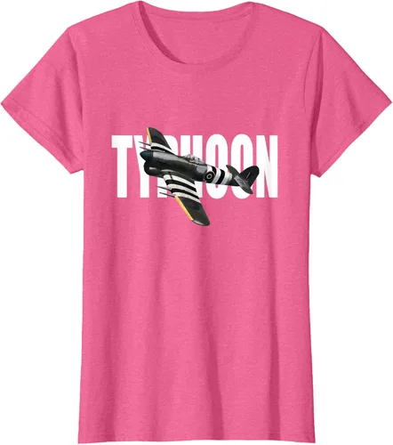Vista 88 de RAF Hawker Typhoon WW2 Fighter Aircraft T-Shirt