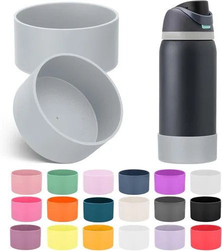 Vista 50 de Mity rain Bota de silicona 2PCS para botella de agua Owala FreeSip Malvavisco tímido