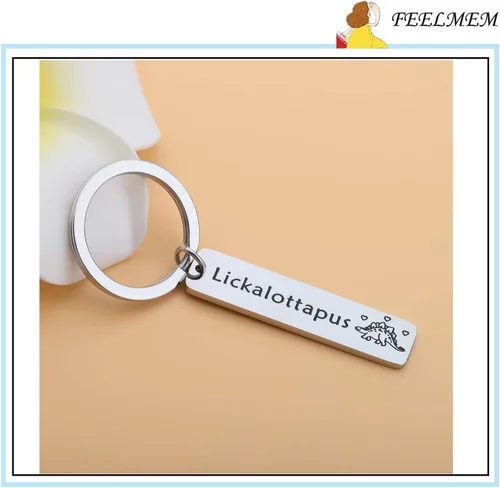Vista 5 de Felmem - Llavero con diseño de Lickalottapus, regalo para lesbianas LGBT Gay Orgullo