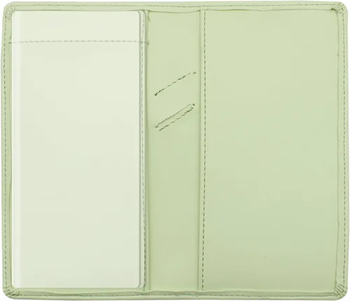 Vista 44 de Sanlykate Funda de libro de cheques de cuero para hombres y mujeres, estuche de libro de cheques con bloqueo RFID con tarjetero y divisor gratuito