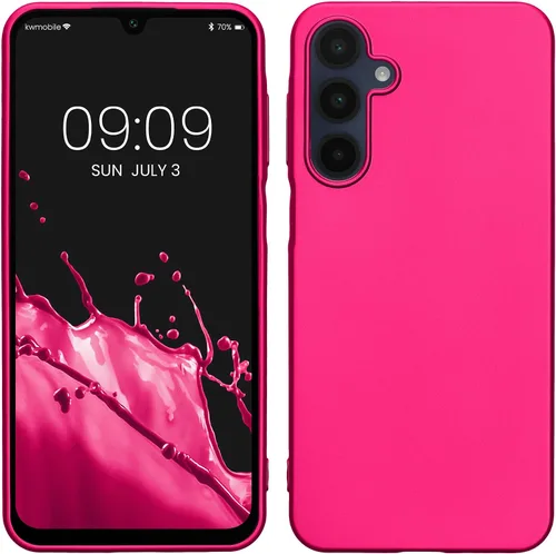 Vista 105 de kwmobile Funda compatible con Samsung Galaxy A12 - Funda protectora de silicona TPU suave y delgada - Azul Báltico