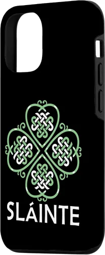 Vista 2 de Funda para iPhone 15 con nudo celta irlandés trébol festival festivo