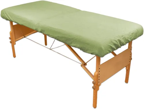 Vista 7 de Sábana bajera ajustable para camilla de masajes, cómoda, algodón, Azul, 1