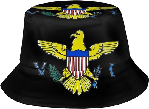 Vista 43 de Lindos sombreros de pescador de bandera plegable patriótico a la moda, gorra de pescador para viajes de verano al aire libre para adultos, mujeres