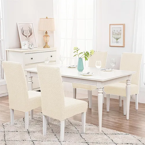 Vista 2 de Parsons - Funda para silla de comedor, funda desmontable para silla de sofá, funda retráctil (2, albaricoque)