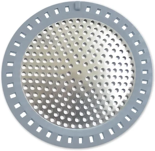 Vista 8 de Huntonry Atrapador de Pelo para Ducha y Bañera, Protector de Drenaje para Bañera y Lavabo, Plano y Redondo, Negro