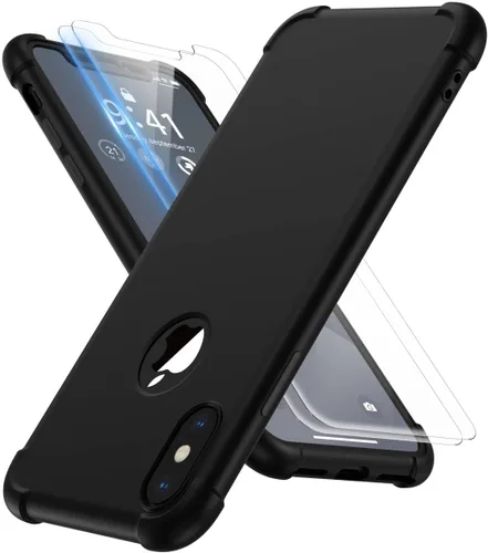 Vista 8 de ORETECH Funda para iPhone XR, con [2 x Protectores de Pantalla] [Prueba de Caídas de Grado Militar de 10 Pies] [Protección de Cámara] 360° A Prueba