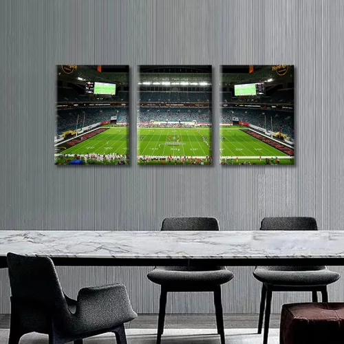 Vista 126 de Lincoln - Lienzo decorativo para pared, diseño de campo financiero de Filadelfia, paisaje de estadio de fútbol de Filadelfia, decoración de pared