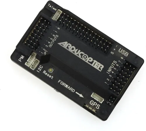 Vista 5 de APM 2.8 tablero controlador de vuelo + Mini M8N GPS con brújula + cable de conexión para APM 2.6/2.8 PIX FPV DIY RC Drone (con aguja recta brújula)