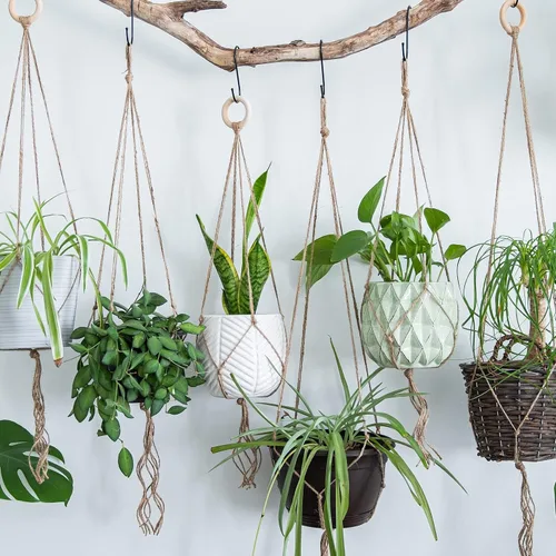 Vista 8 de uxcell Cuerda de yute natural de 0.039 in, 82 pies, 3 capas, cuerda de yute para manualidades y manualidades, para envolver adornos para decoración
