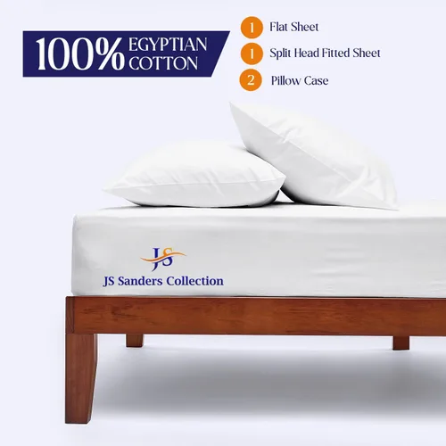 Vista 5 de Flex Head - Protector de colchón impermeable tamaño Queen para camas ajustables con números de sueño, 100% algodón de rizo, estilo ajustado de 34