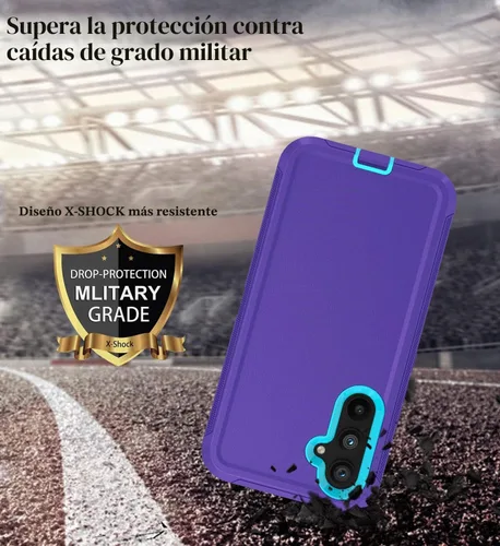 Vista 5 de ONOLA Funda para Samsung Galaxy S23 con protector de pantalla HD, resistente, a prueba de golpes y caídas, 3 capas, para Galaxy S23 de 6.1 pulgadas