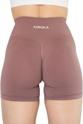 Vista 3 de AUROLA Intensify - Pantalones cortos de entrenamiento para mujer, sin costuras, para gimnasio, yoga, correr, deporte, ejercicio activo, fitness