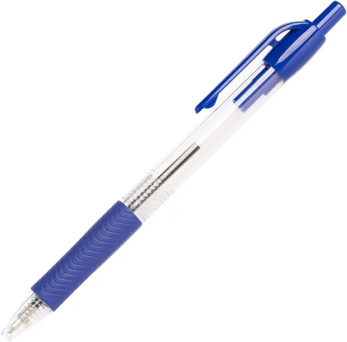 Vista 2 de Simply Genius Bolígrafos azules, 200 bolígrafos a granel, retráctiles, tinta azul, escritura suave y ergonómicos para tomar notas y suministros