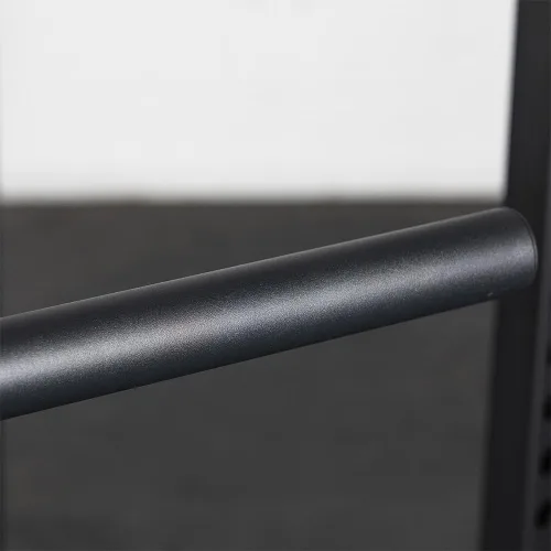 Vista 6 de Titan Fitness Barra de inmersión en Y para bastidores de potencia de la serie T-2, accesorio de inmersión montado en rack, capacidad de 550 libras