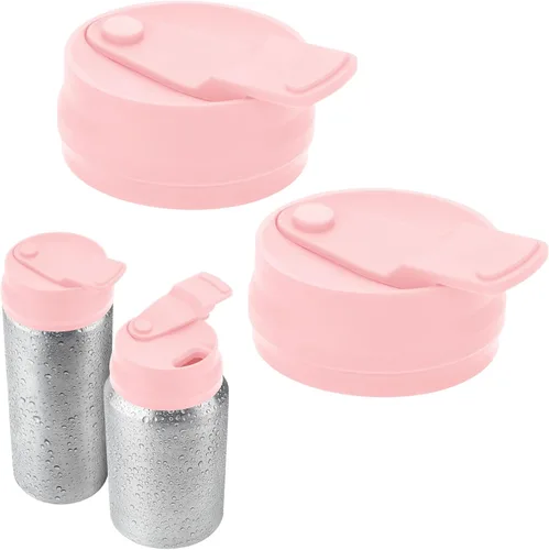 Vista 12 de Cosmos 2 tapas de silicona para latas de refrescos, protector reutilizable antiderrames para latas de refrescos, cerveza, jugo, se adapta a latas
