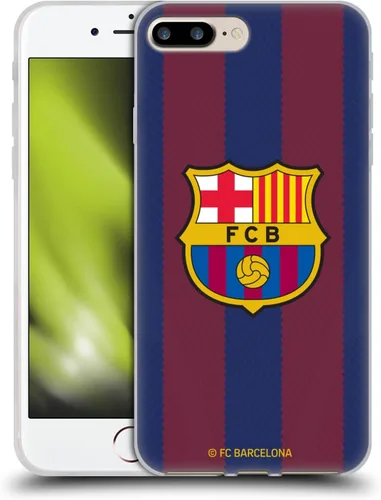 Vista 10 de Head Case Designs Funda de gel suave con licencia oficial del FC Barcelona Away 2023/24 compatible con Apple iPhone 7 Plus/iPhone 8 Plus