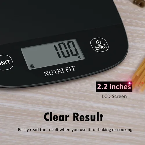 Vista 5 de Báscula de alimentos para básculas de cocina, digital, pesa gramos y onzas, báscula de repostería precisa para pérdida de peso, cocina, café, dieta