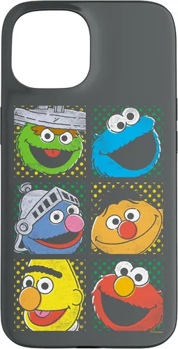 Vista 6 de Funda para iPhone 16 Sesame Street Group Squares