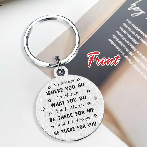 Vista 3 de CPLJW Regalos para amigas para mujer, llavero grabado para cumpleaños, boda, aniversario, regalos bonitos y pensados, Acero inoxidable