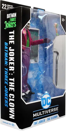 Vista 9 de DC Multiverse The Joker: The Clown from Batman: Three Jokers - Figura de acción de 7 pulgadas con accesorios DC Multiverse Figura de acción de 7