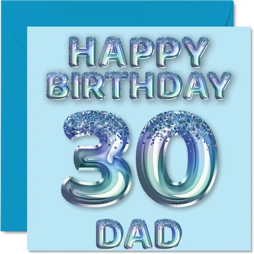 Vista 127 de Stuff4 Tarjeta de primer cumpleaños para niños, globo de fiesta con purpurina azul, tarjetas de feliz cumpleaños para niño de 1 año, nieto, hijo, 57