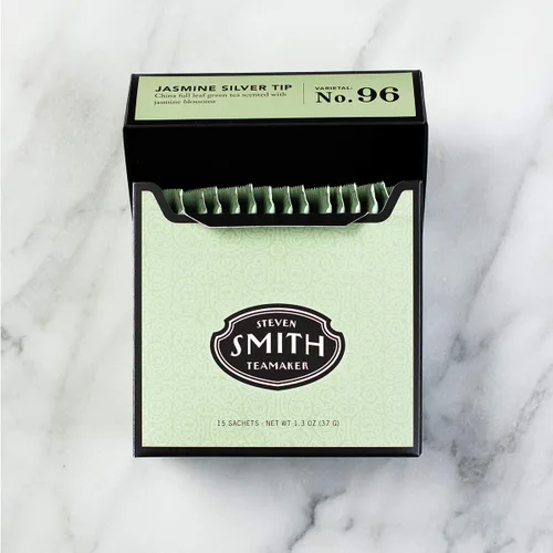 Vista 2 de Smith Teamaker Jasmine Silver Tip Té verde (bolsa de 3 x 15)