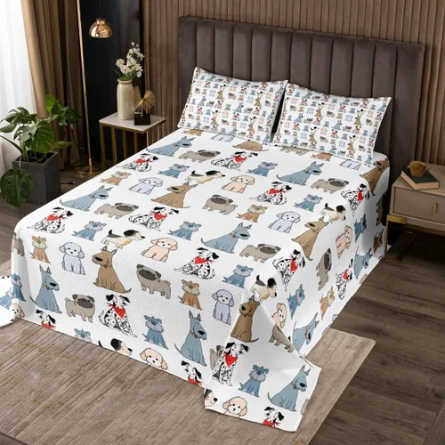 Vista 11 de Erosebridal Lindo juego de colcha de ajolote para niños, juego de edredón de salamanda de dibujos animados de 2 piezas para niños y niñas, colcha