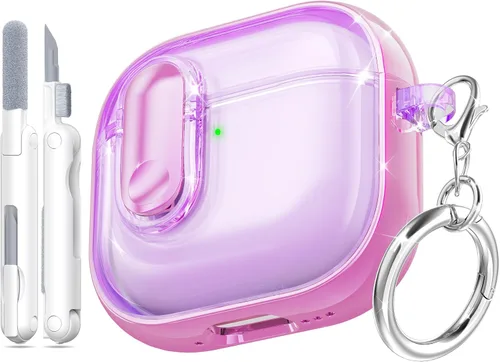 Vista 61 de Funda para Estuche de Airpods Pro de 2ª/1ª Generación, Compatible con Estuche de Airpods Pro de 2ª Gen Puerto de Carga USB C, Funda Suave