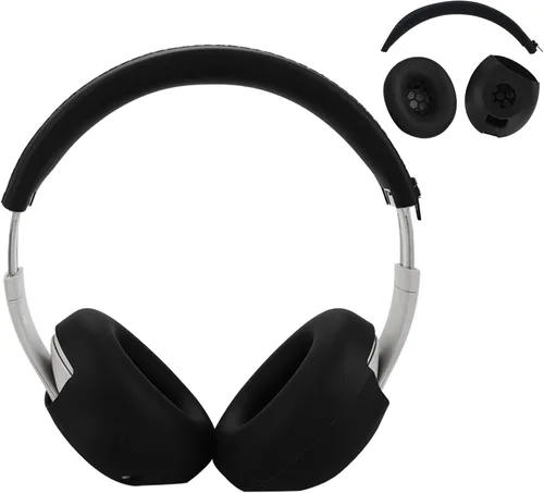 Vista 10 de Adhiper Fundas de silicona para los oídos para auriculares inalámbricos Beats Studio Pro, accesorios mejorados para auriculares Studio Pro con Beige
