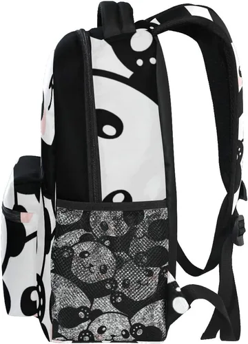 Vista 59 de ATTX Linda mochila con diseño de panda para niños y niñas, Panda-h, Ciclismo