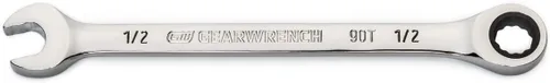Vista 15 de GEARWRENCH Llave combinada de trinquete de 1" con arco oscilante de 4 grados y 12 puntos - 86953