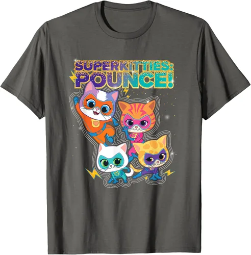 Vista 76 de Disney Junior SuperKitties Pounce! Camiseta de equipo completo, talla S
