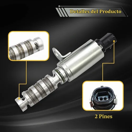 Vista 6 de NLQR 2 piezas de escape de admisión VVT Electroválvula Kit de actuador de posición del árbol de levas 24355-2E100 24375-2E100 Compatible con Hyundai