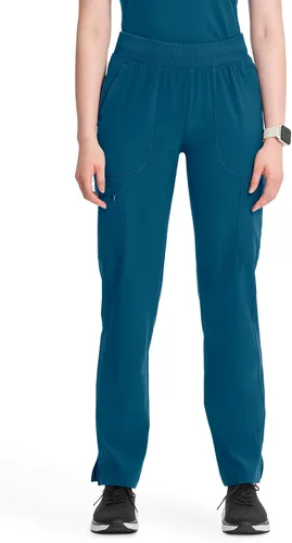Vista 12 de Cherokee Infinity - Pantalón médico para mujer, tiro medio, pierna cónica Negro