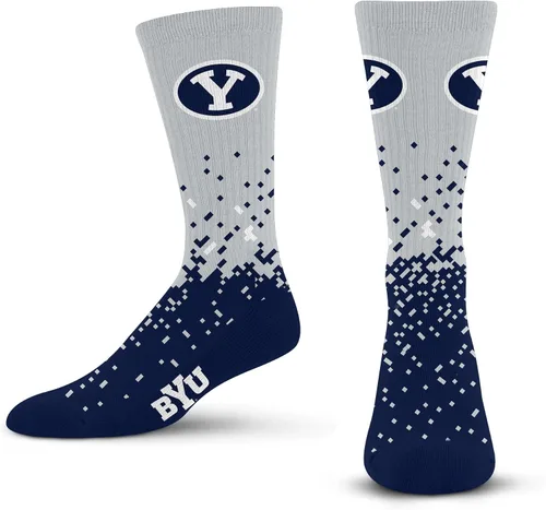 Vista 63 de For Bare Feet Calcetines de la NCAA para niños y niñas, unisex, Spray Zone Crew, para jóvenes