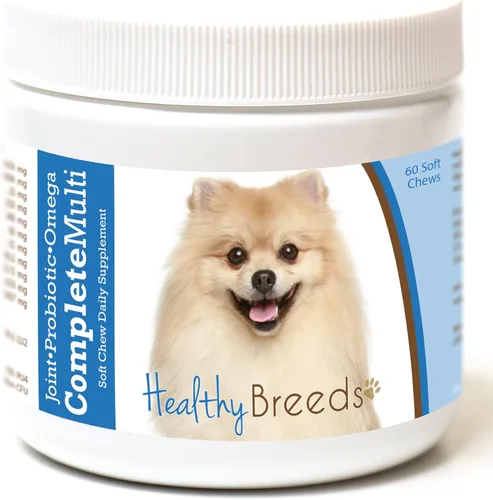 Vista 3 de Healthy Breeds Affenpinscher todo en uno multivitamínico suave masticable 60