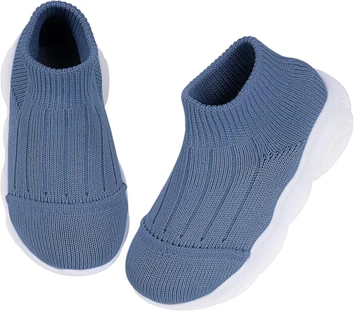 Vista 56 de Zapatos de bebé Pantuflas para niños pequeños, calcetines para niños y niñas, suela antideslizante