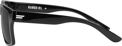 Vista 2 de TOROE Lentes de sol polarizados TR90 de color negro brillante clásico original con lente de policarbonato hidrofóbico con revestimiento AR verde