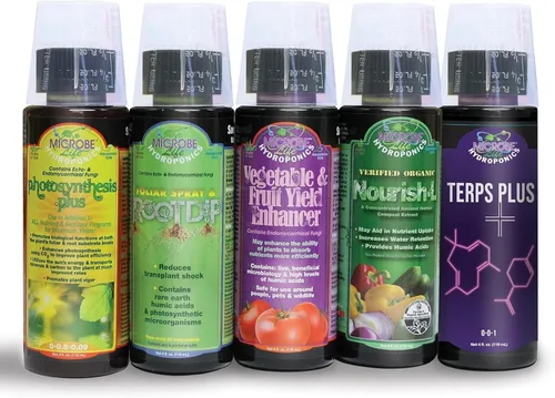 Vista 13 de Microbe Life Hydroponics Fotosíntesis Premium Plus para cultivar frutas, verduras y hierbas, el mejor Big Bud Grow profesional, usar con cualquier