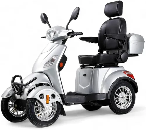 Vista 11 de Scooters de movilidad para personas mayores y adultos, capacidad de 500 libras - Carrito de movilidad eléctrico todo terreno de 800W - Scooter