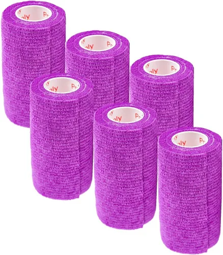 Vista 10 de Cinta adhesiva para veterinarios (negro) (paquete de 2) (3 pulgadas x 15 pies), autoadhesiva, adherente, cohesiva, flexible, autoadhesiva, rollo