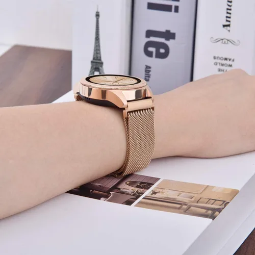 Vista 7 de Koreda - Juego de 2 correas compatible con reloj Samsung Galaxy de 1.654 pulgadas, Galaxy Active, 0.787 pulgadas de correa de acero inoxidable