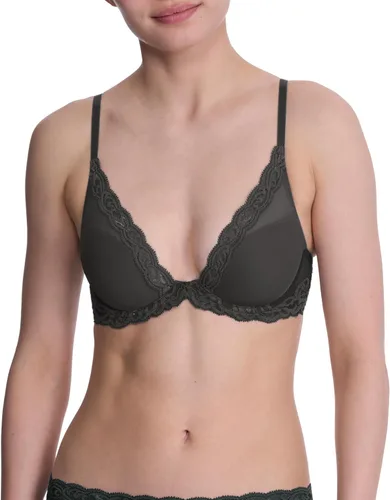 Vista 61 de Natori - Sujetador de encaje para mujer con inmersión, diseño de plumas Cafe